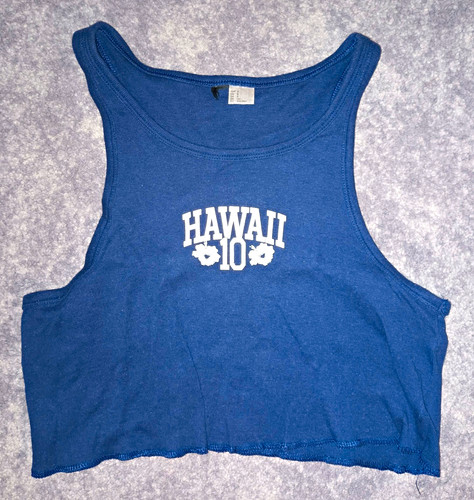 Damen crop top blau - damen,