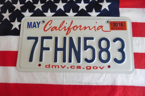 California 7fhn583 auto car - us,