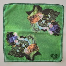 Eden Cacharel Paris Vintage original Seidentuch 38cm x 38cm Seidenschal