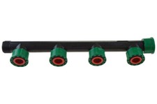 PE Rohr 4-fach Verteiler mit