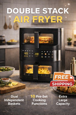 2-Tier Digital Air Fryer Dual