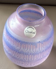 Goebel Glas Vase mit mit