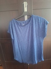 The Basics C&A ~  NEUES klassisches blau meliertes Damen T-Shirt ~ L 