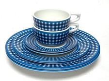 ORNAMIN blau/weiß