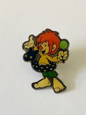 Pumuckl PIN Anstecker Buchverlag 2000 Vintage Schmuck Brosche Schwimmreifen Eis
