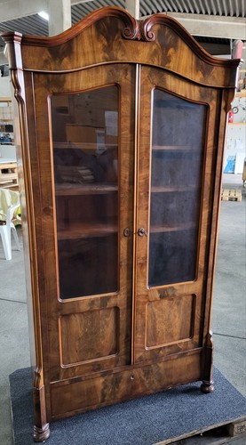 Antiker glastüren schrank - glastüren,