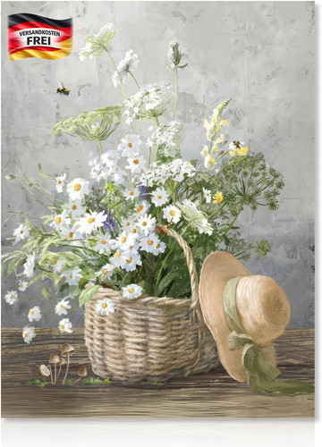 Leinwandbild blumen - leinwandbild,