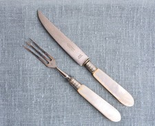 Obstbesteck messer gabel - obstbesteck,