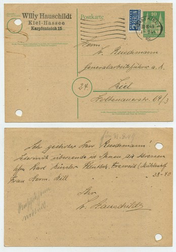 61954 bizone ganzsache - 61954,