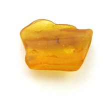 Trommelstein Bernstein durchscheinend 1 Stück