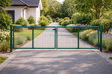 Gartentor Stahl 300 cm Grün