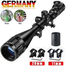 6-24x50 AOEG Rot Grün Jagdgewehr Zielfernrohr Mit 11/20mm Rail Für Outdoor Sport