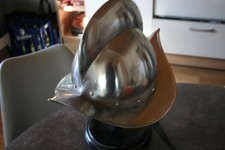 Morio Helm Renecanns/ Dreißig Jähr Krieg dt. Nachbildung mit Ständer neu