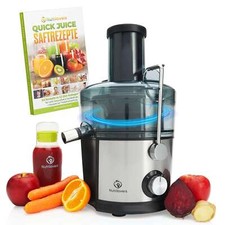 QUICK-JUICER Zentrifugal-Entsafter mit XXL-Einfüllöffnung , Edelstahl-Sieb, 800W