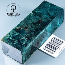 2003 Pappel Maser | 120x40x30 | Griffblock stabilisiert | ACRYHOLZ | Messergriff