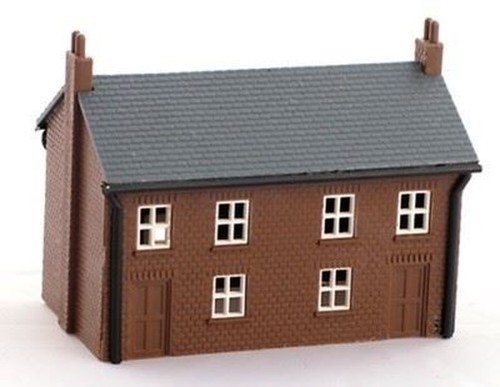 Brauner backstein haus - backstein,