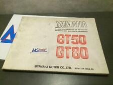 Yamaha GT 50 80 Werkstatthandbuch Handbuch Manual Reparaturanleitung  A2569