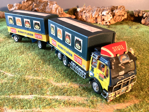 Herpa lkw umbau hängerzug - umbau,