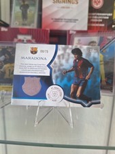 Diego Maradona /75 Seat Relic Topps Barcelona 125 Jahre Box 2024/25
