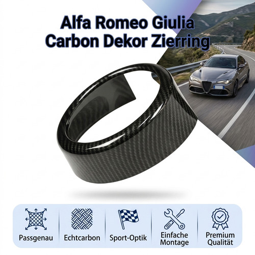 Carbon look emblemrahm dekor - carbon,