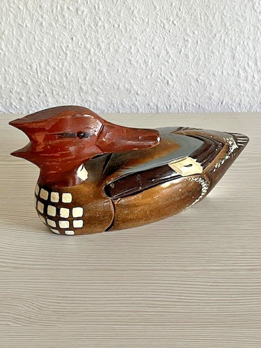 Vintage holzente ente - holzente,