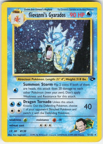 Pokemon giovanni gyarados - giovanni's,