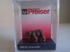 Preiser Braunbär Tiere Wildtiere Zoo Zirkus 29512 H0 1:87 OVP Einzelfigur