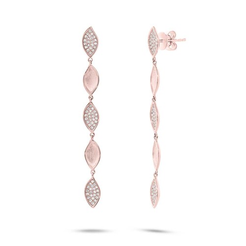 14k roségold diamant - ct,