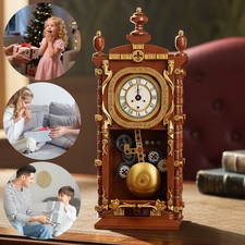 Creative Pendeluhr Klemmbausteine 751 Teile Modell mit Schwingmechanik Baukasten