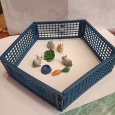 Schleich Hasengehege mit 4