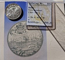 Münze Bremen 2 Mark 1904 J in St Silber 0,900 er