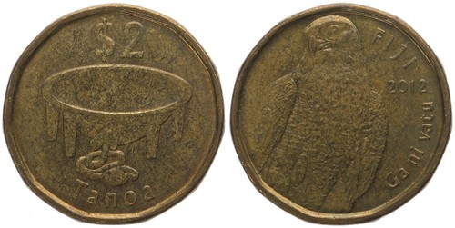 Fiji islands two dollars - 2,