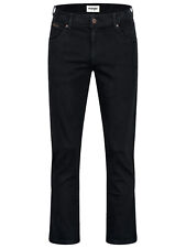 Wrangler® Texas Stretch Herren Jeans BLACK OVERDYE W12109004 Schwarz