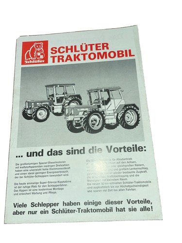 Schlüter traktoren bis 320 - schlüter,