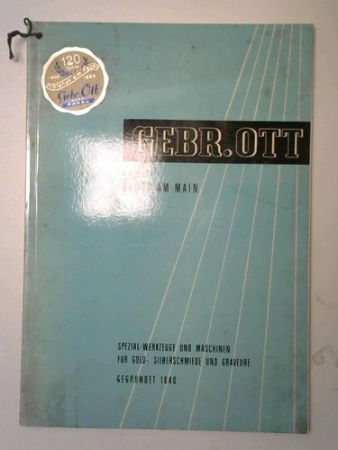 Gebr ott katalog - gebr.,