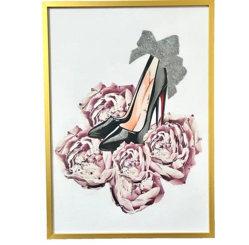Mode damenschuhe blumen - &,