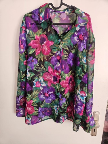 Vintage blouse vibrant - vintage,