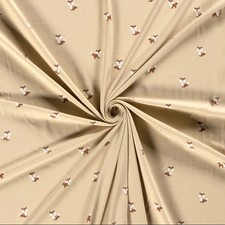 Baumwolljersey Fuchs beige *Ab 50cm