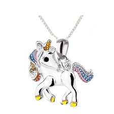 Anhänger Kette Einhorn Pferd