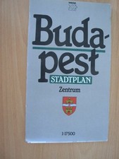 Stadtplan Landkarte Budapest 1:17500