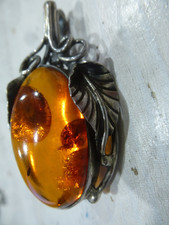 Anhänger u Brosche Bernstein