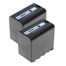 2 Stück Li-ion Akku von PATONA Ersatz für Panasonic VW-VBD78 Ladestandsanzeige