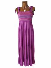 Langes BANDEAU Träger Kleid