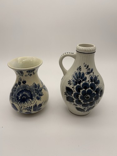 Delfts blauw 2er set vase - delfts,