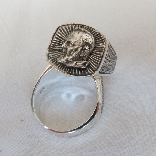 Pater pio ring silber 925 - pio,