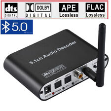 5.1CH Digital Audio Decoder DAC DTS Dolby with Bluetooth 5.0 Optical Coaxial AUX