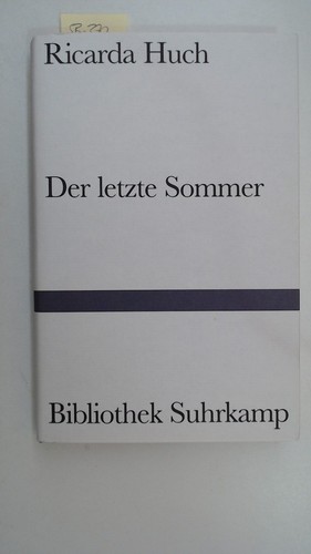 Der letzte sommer - sommer, bibliothek