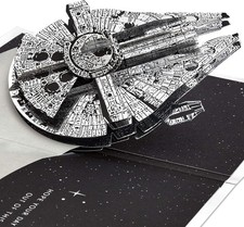 Star Wars Millennium Falke 3D Pop-Up jeder Anlass Geburtstag Vatertag Karte