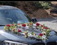 Autoschmuck Hochzeit Brautauto