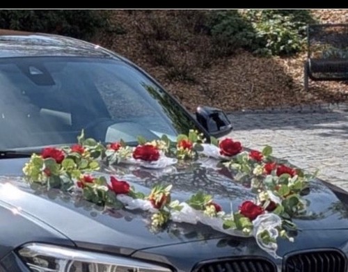 Autoschmuck hochzeit brautauto - autoschmuck,